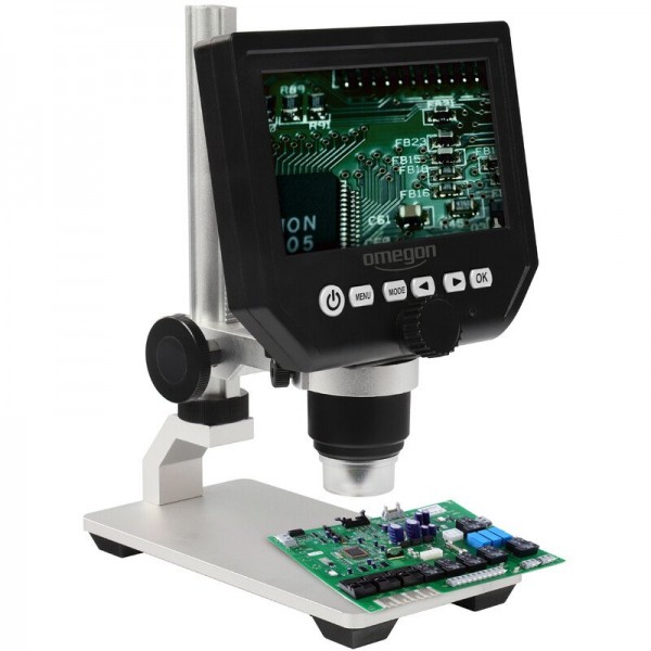 DigiStar 1x-600x LCD 4,3", digitalni mikroskop, Omegon